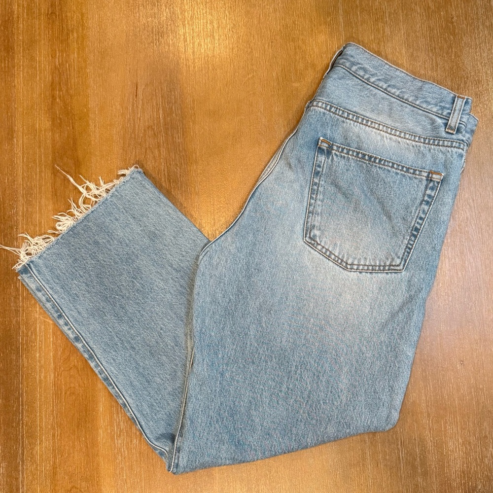 The Row Light Blue Straight Leg Jeans
